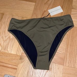 Solid and Striped Bikini bottom NWT